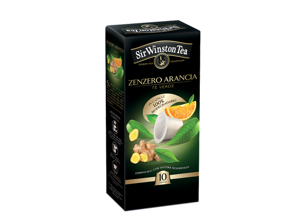 Capsule<br />Tè verde Zenzero Arancia