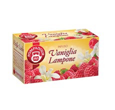 Pompadour, Infuso Fiocchi di Neve, 60 Filtri (3 Confezioni da 20 pz), con  Lamponi e Aroma di Meringa, Ideale in Qualsiasi Momento della Giornata,  Senza Lattosio, Glutine e Allergeni, Vegan : 