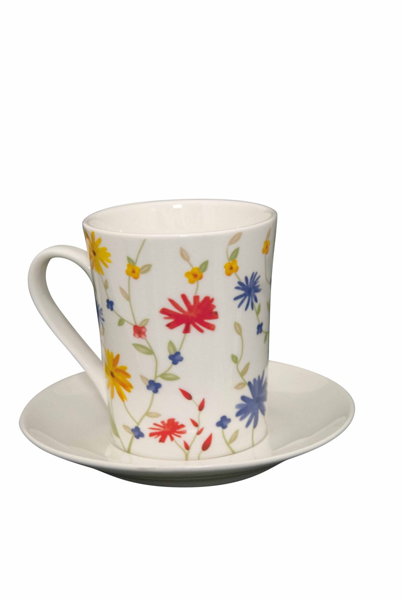 Tazza Mug floreale - farbenfrohe Mug - 6x1